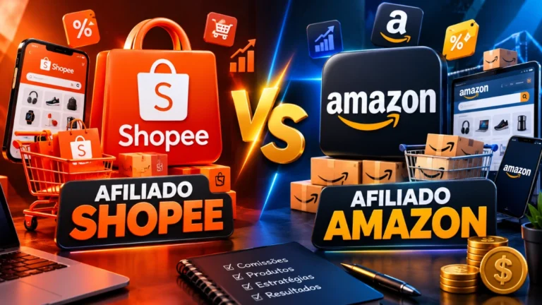 Afiliado Shopee vs Afiliado Amazon: qual é melhor?