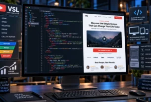 Código HTML para Criação de Página VSL